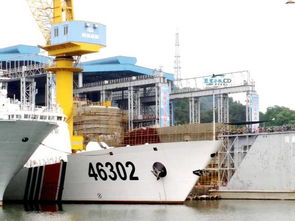 船廠里驚現神秘大軍艦